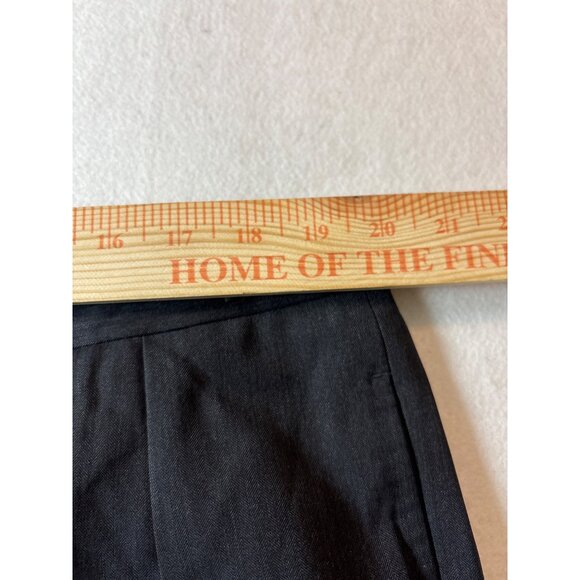 Mens Gray Herringbone Pattern Dress Pants With Adjustable Waistband 40x28.5 - Picture 6 of 11